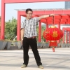 2015春节绒布烫金字灯笼