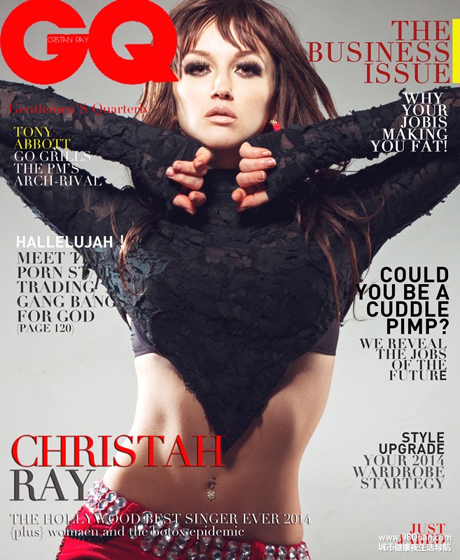 最具争议GQ封面女郎Christah Ray