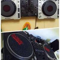 Technics1210mk2一对+Dj-tech混音台